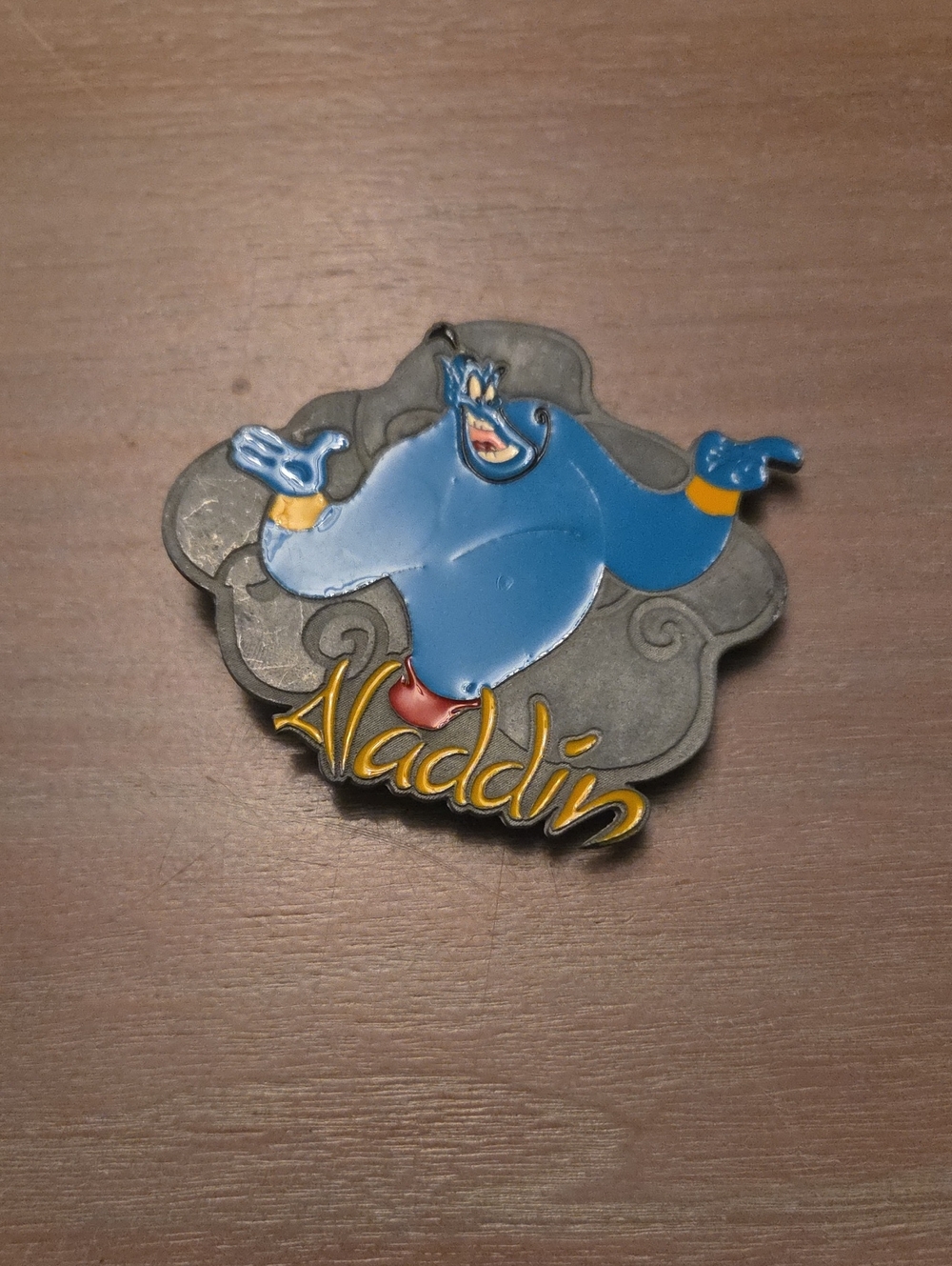 Disney Aladdin Genie Belt Buckle - Blue/yellow